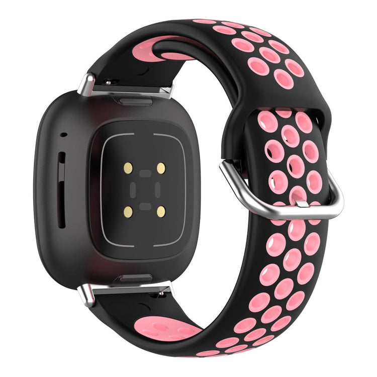 Tidsløst Universal Fitbit Silikone Rem - Pink#serie_5