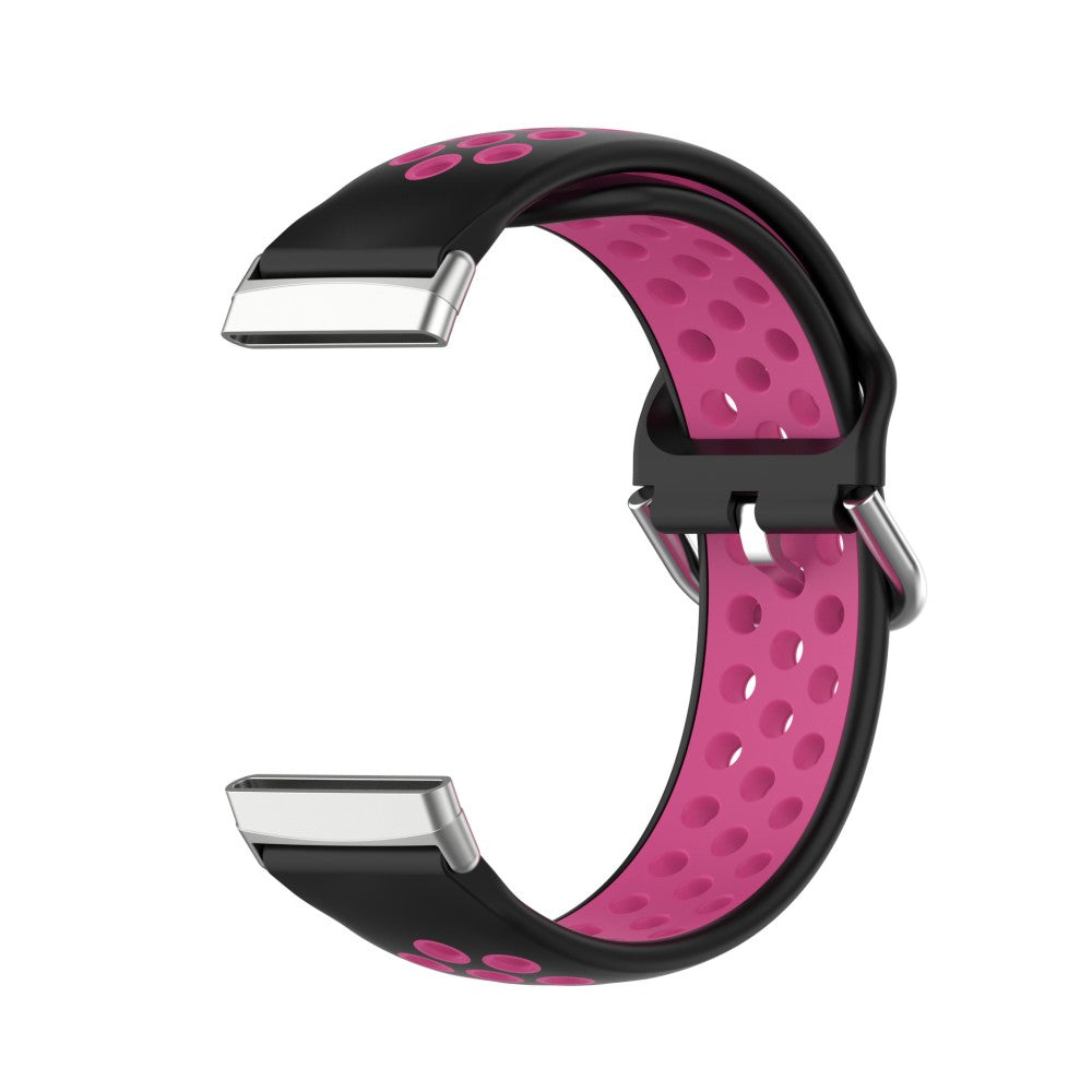 Tidsløst Universal Fitbit Silikone Rem - Pink#serie_8
