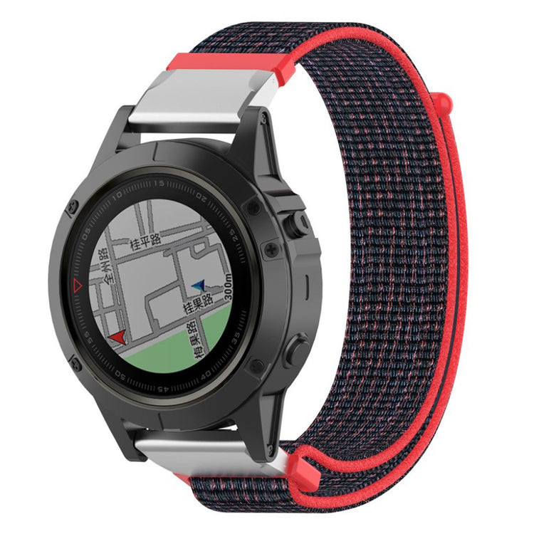 Nydelig Universal Garmin Nylon Rem - Sort#serie_3