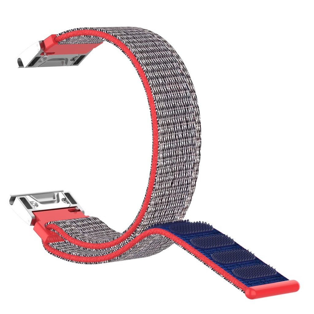 Nydelig Universal Garmin Nylon Rem - Sølv#serie_4