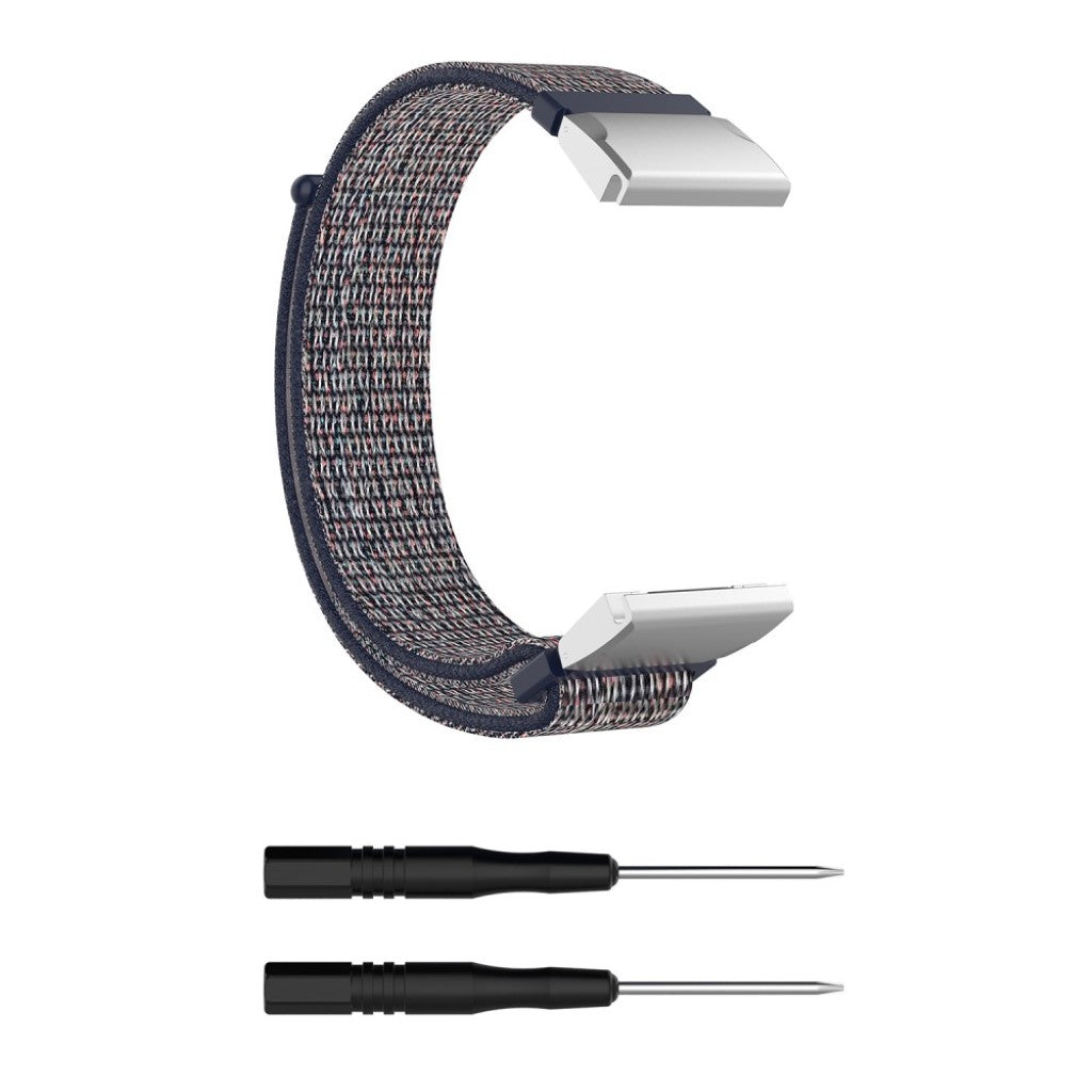 Nydelig Universal Garmin Nylon Rem - Blå#serie_9