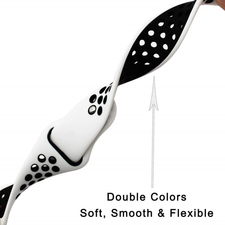 Rigtigt fint Universal Garmin Silikone Rem - Hvid#serie_2