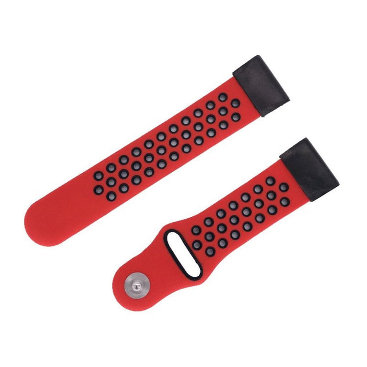 Rigtigt fint Universal Garmin Silikone Rem - Rød#serie_4