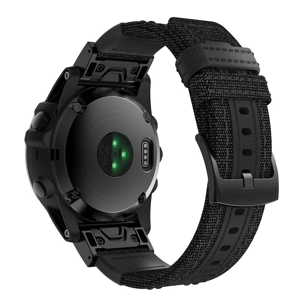 Vildt elegant Universal Garmin รgte lรฆder Rem - Sort#serie_1