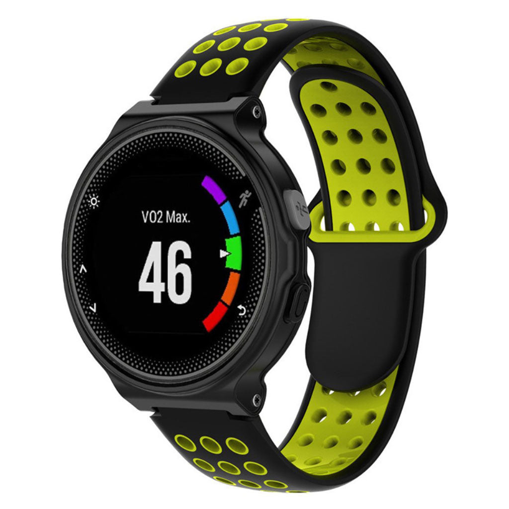 Rigtigt fed Universal Garmin Silikone Rem - Grรธn#serie_1