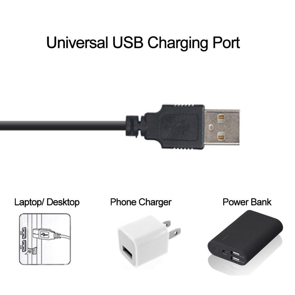 1m Plastik Garmin Quatix 3 / Garmin Fenix 3 USB Opladningskabel - Sort#serie_033