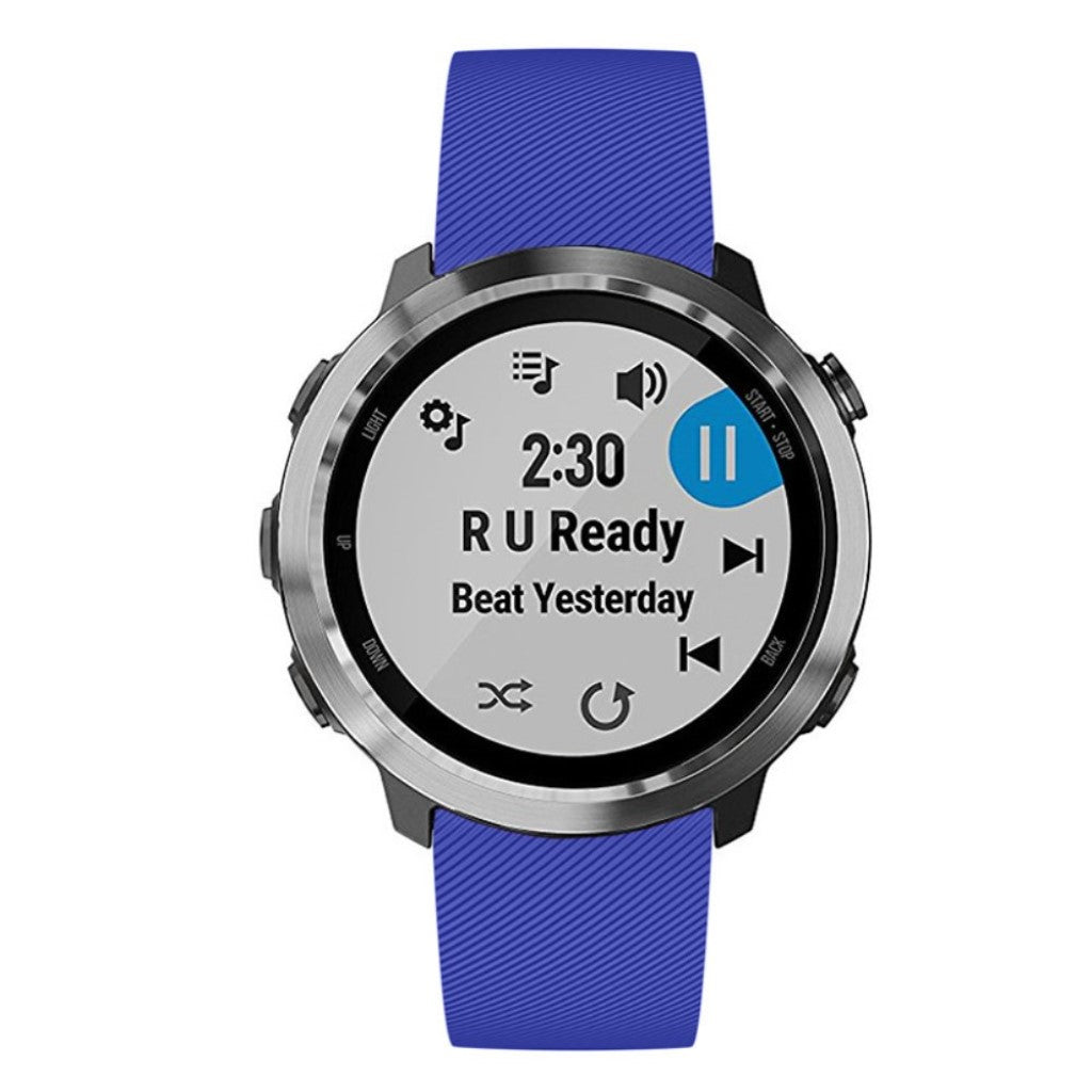 Vildt cool Universal Garmin Silikone Rem - Blå#serie_10
