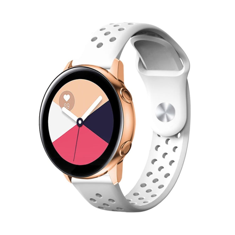 Super fed Universal Garmin Silikone Rem - Hvid#serie_2