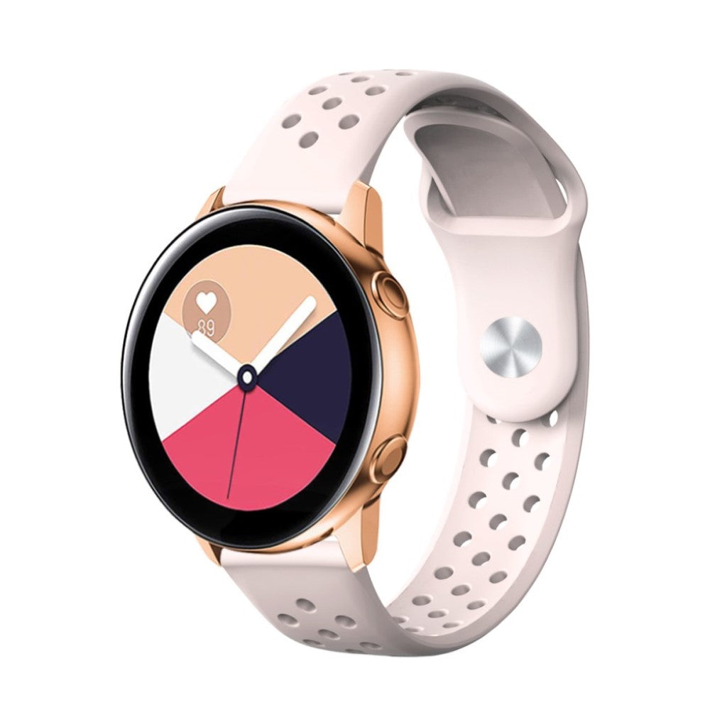 Super fed Universal Garmin Silikone Rem - Pink#serie_5