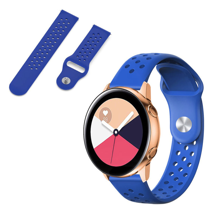 Super fed Universal Garmin Silikone Rem - Blå#serie_6