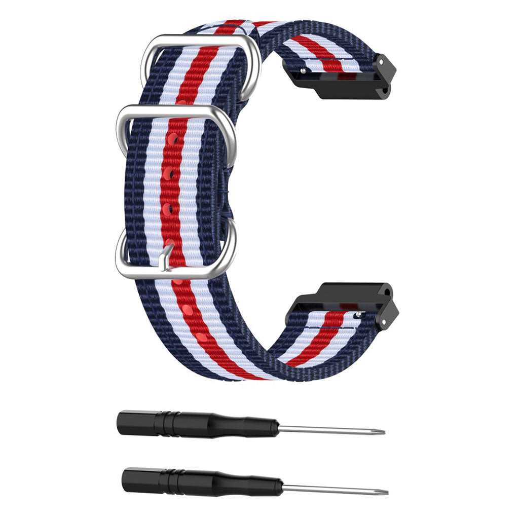 Mega godt Universal Garmin Nylon Rem - Flerfarvet#serie_6