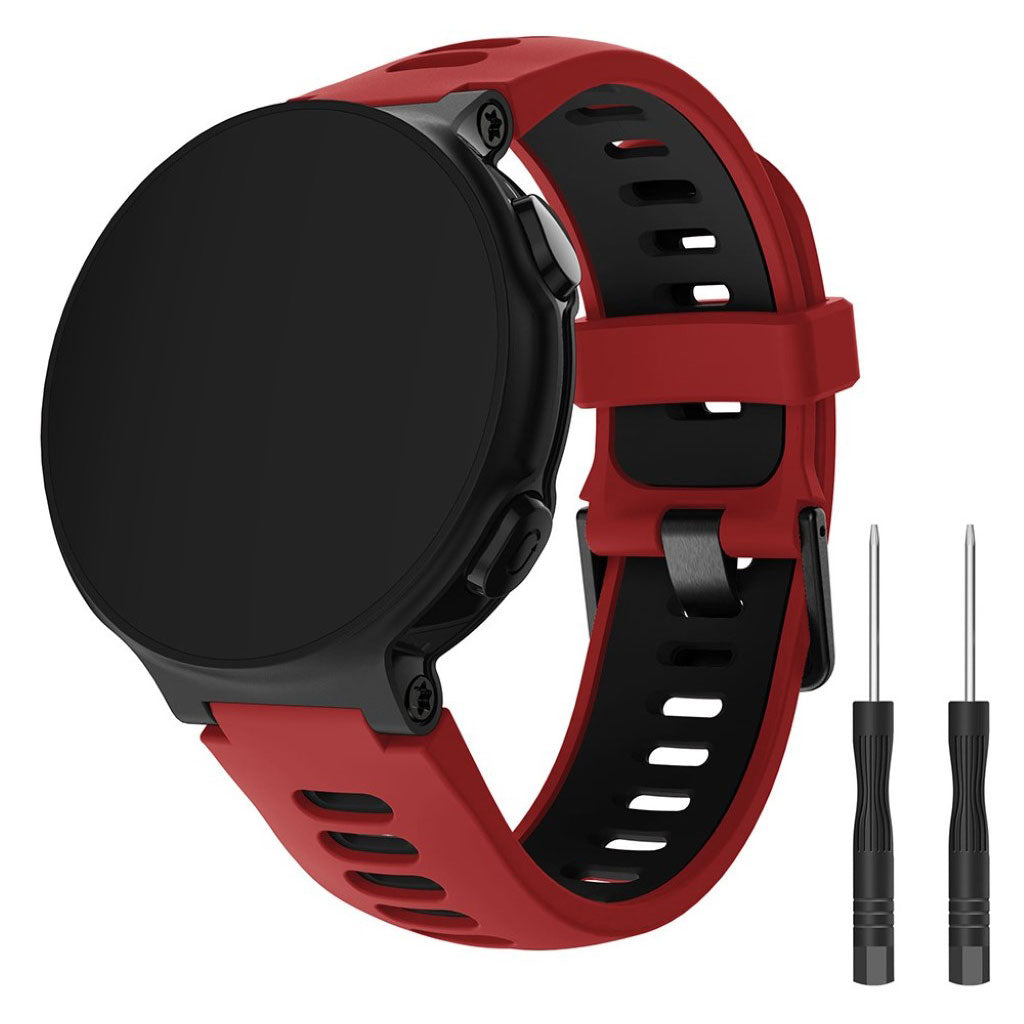 Rigtigt sejt Universal Garmin Silikone Rem - Rรธd#serie_1