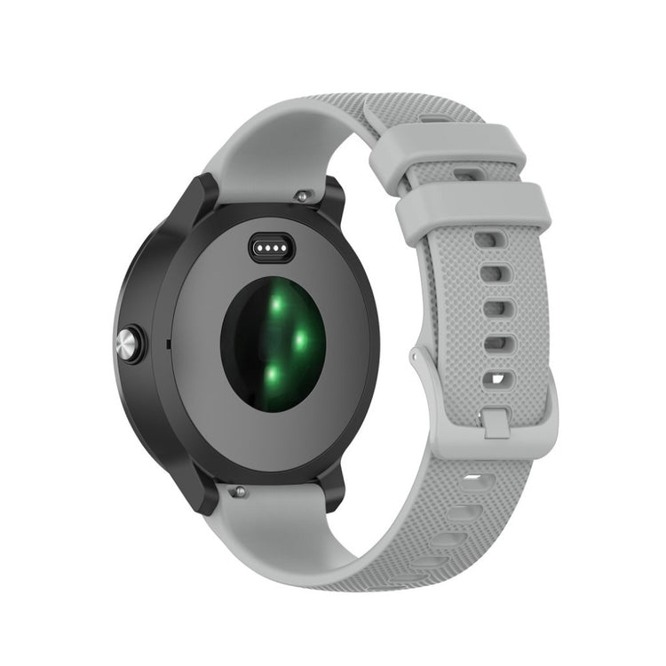 Garmin Vivoactive 3 / Garmin Vivoactive 3 Music Silikone Rem - Sølv#serie_3