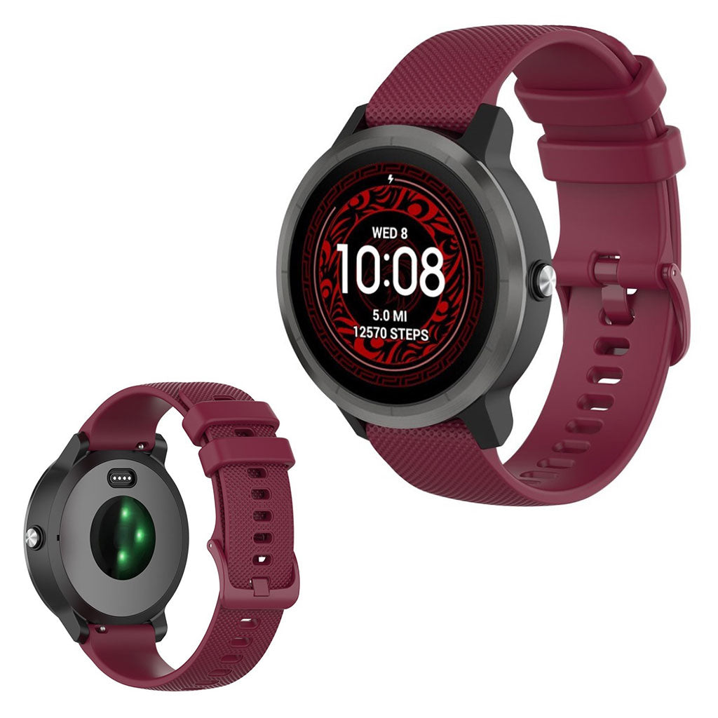 Garmin Vivoactive 3 / Garmin Vivoactive 3 Music Silikone Rem - Rød#serie_4