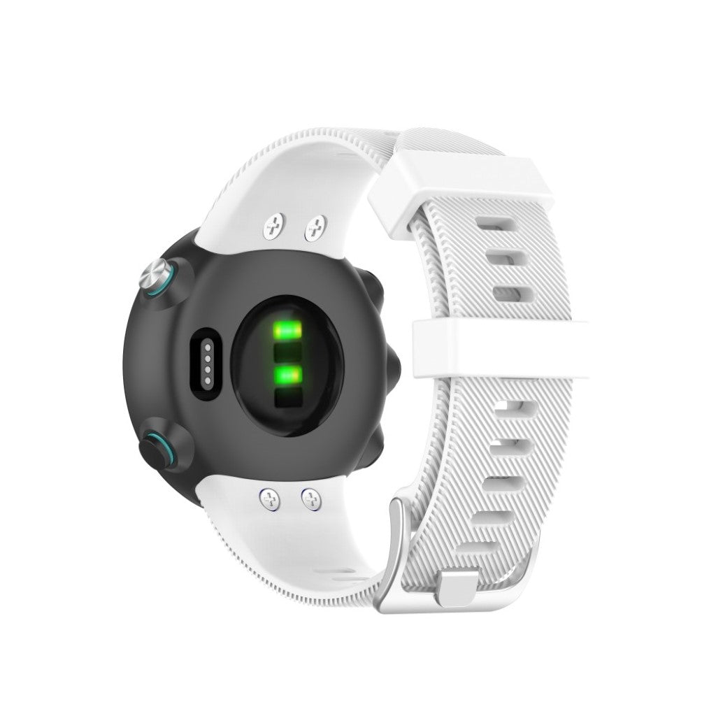 Rigtigt kønt Universal Garmin Silikone Rem - Hvid#serie_2