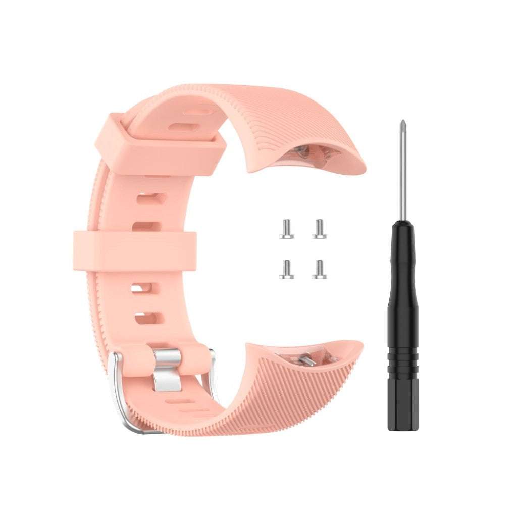Rigtigt kønt Universal Garmin Silikone Rem - Pink#serie_5