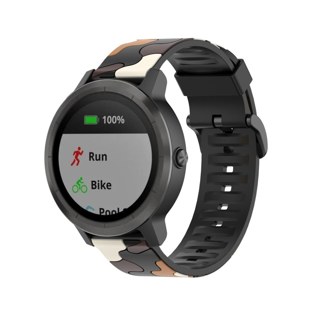 Garmin Vivoactive 3 / Garmin Forerunner 245 Silikone Rem - Brun#serie_4
