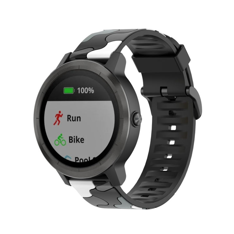 Garmin Vivoactive 3 / Garmin Forerunner 245 Silikone Rem - Sort#serie_7