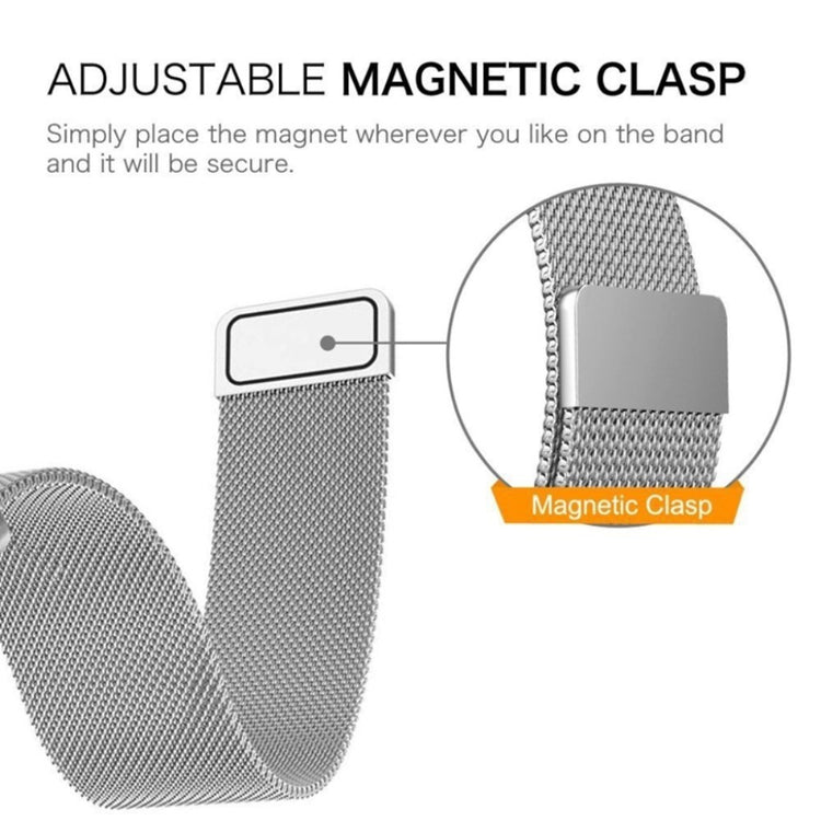 Garmin Vivoactive 3 Music / Garmin Vivomove HR Metal Rem - Sølv#serie_7