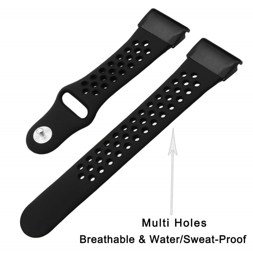 Udsøgt Garmin Fenix 5X / Garmin Tactix Charlie Silikone Rem - Sort#serie_2