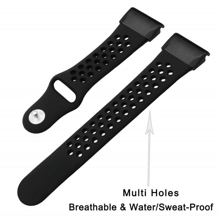 Udsøgt Garmin Fenix 5X / Garmin Tactix Charlie Silikone Rem - Sort#serie_2