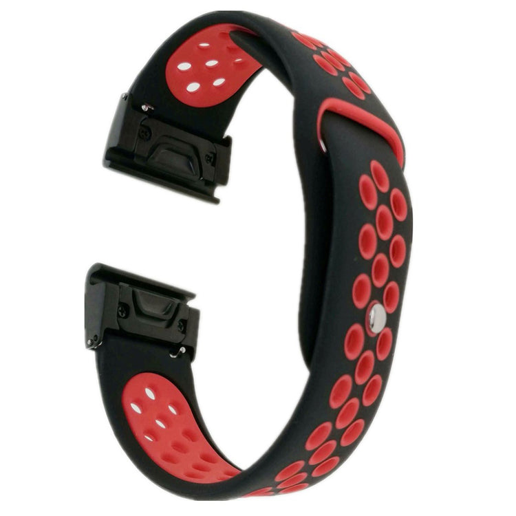 Udsøgt Garmin Fenix 5X / Garmin Tactix Charlie Silikone Rem - Flerfarvet#serie_3