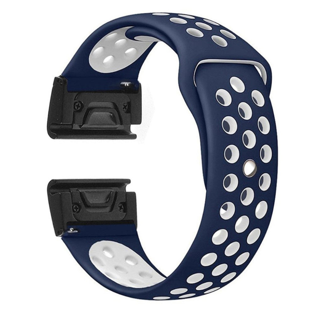 Udsøgt Garmin Fenix 5X / Garmin Tactix Charlie Silikone Rem - Blå#serie_8