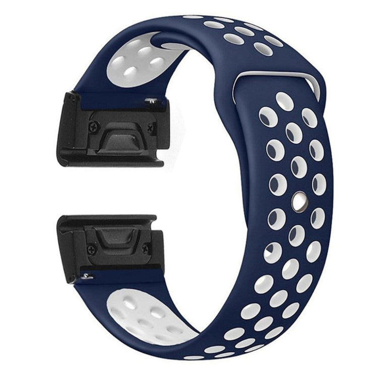 Udsøgt Garmin Fenix 5X / Garmin Tactix Charlie Silikone Rem - Blå#serie_8