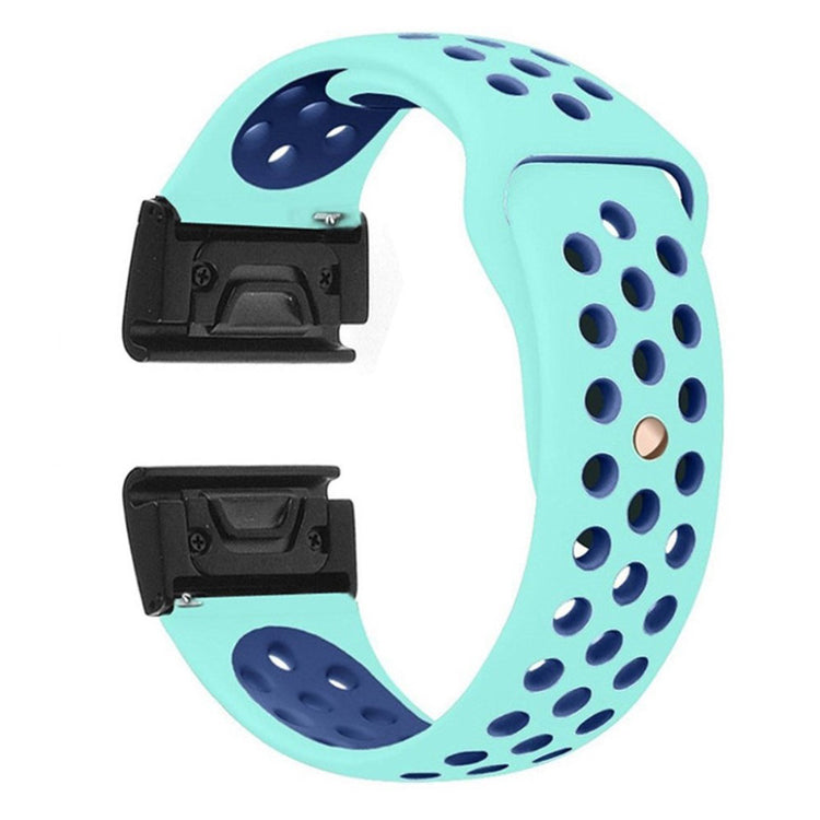 Udsøgt Garmin Fenix 5X / Garmin Tactix Charlie Silikone Rem - Blå#serie_9