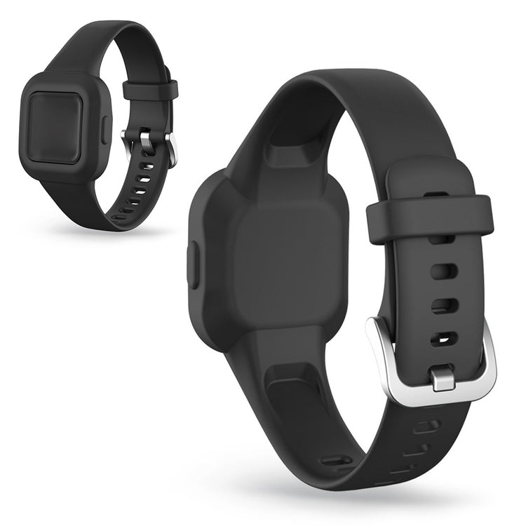 Meget smuk Garmin Vivofit Jr 3 Silikone Rem - Sort#serie_1