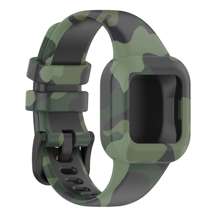 Garmin Vivofit Jr 3 pattern silicone watch band - Camouflage Green#serie_4