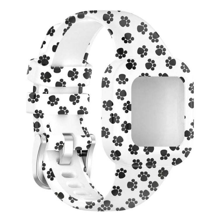 Garmin Vivofit Jr 3 pattern silicone watch band - Footprint#serie_8