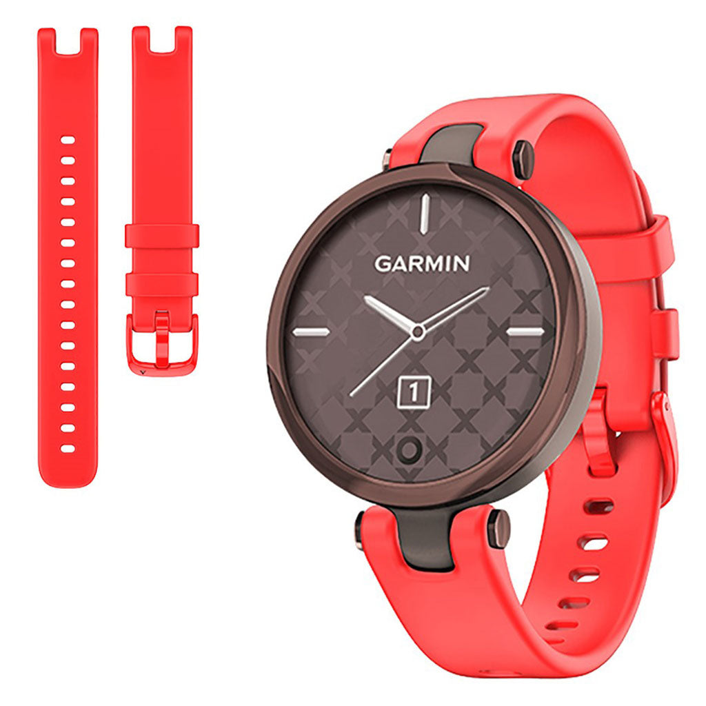 Vildt kønt Garmin Lily Silikone Rem - Rød#serie_5