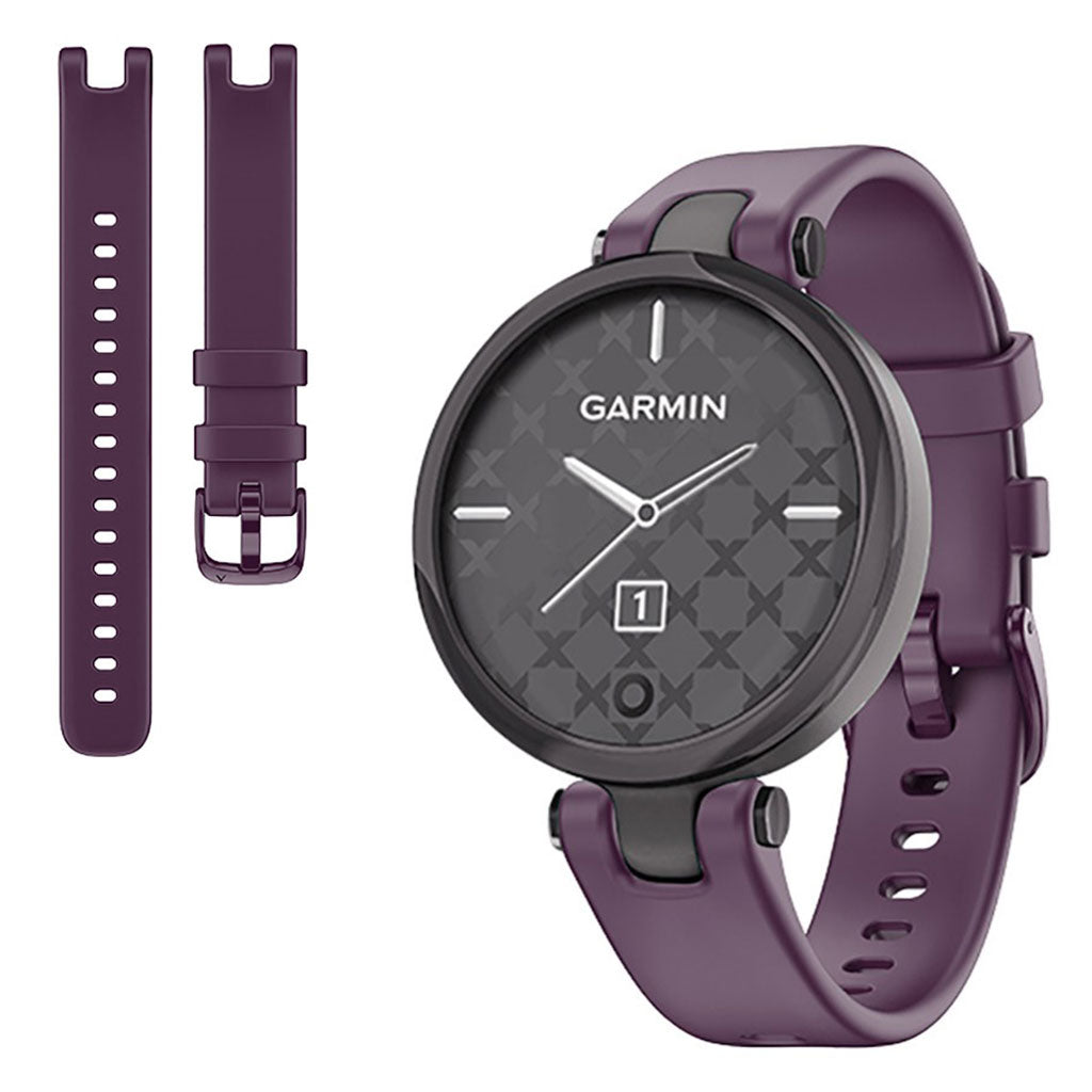 Vildt kønt Garmin Lily Silikone Rem - Lilla#serie_7