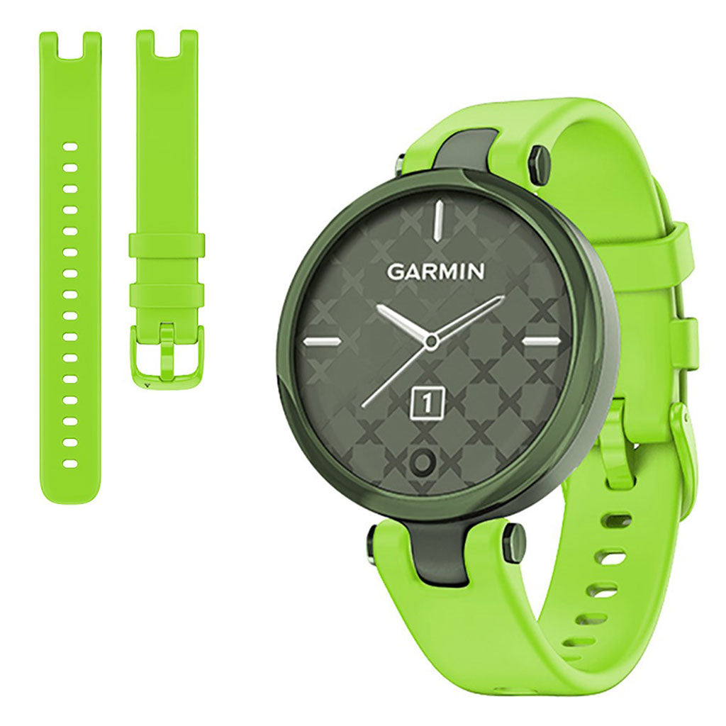 Vildt kønt Garmin Lily Silikone Rem - Grøn#serie_8
