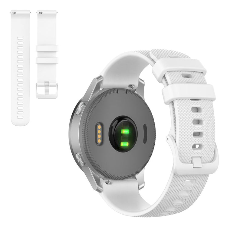 Stilfuld Universal Garmin Silikone Rem - Hvid#serie_2