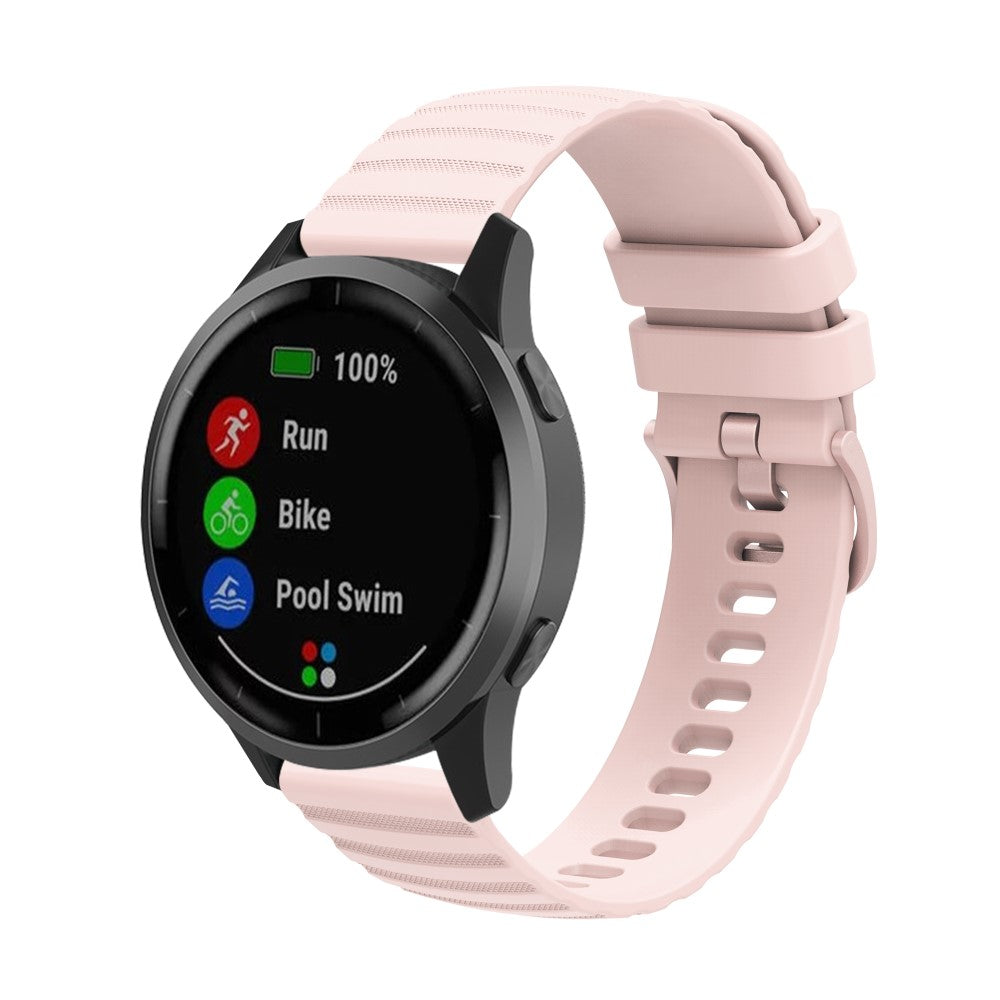 Meget nydelig Universal Garmin Silikone Rem - Pink#serie_8
