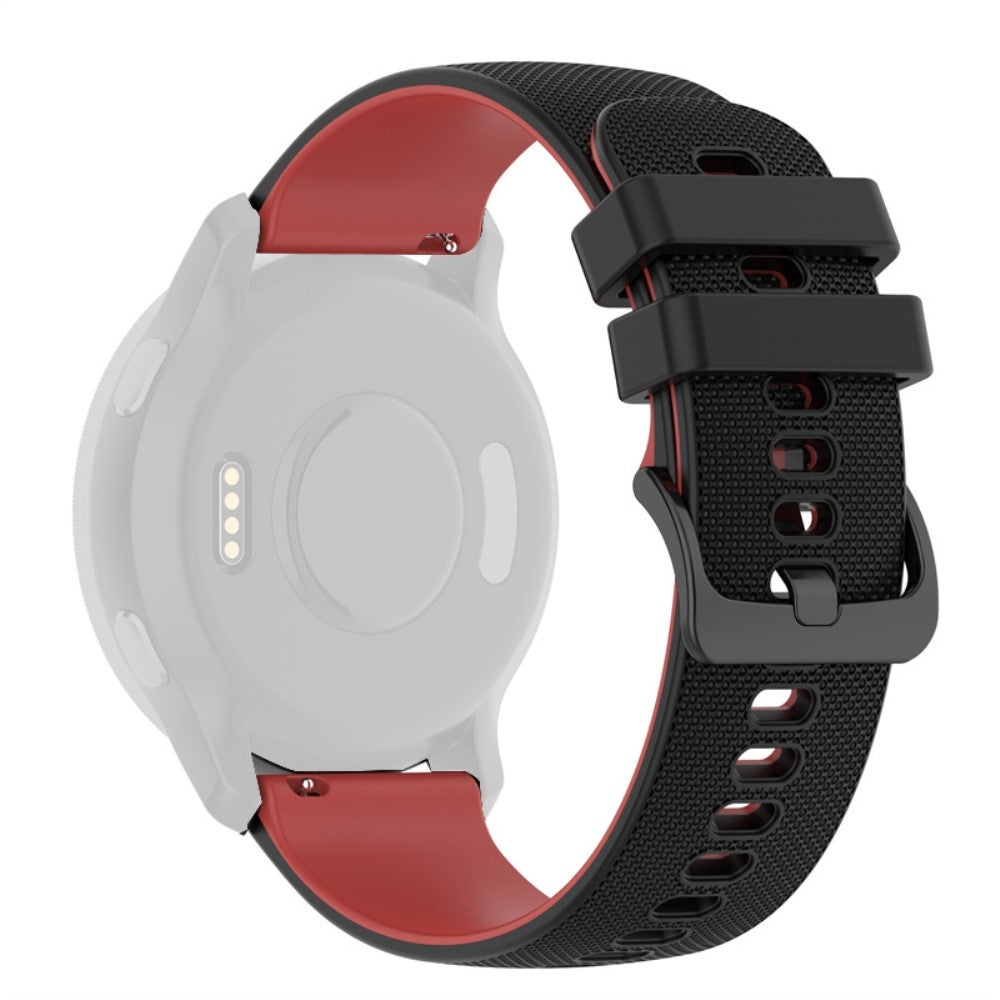 Helt vildt rart Universal Garmin Silikone Urrem - Rød#serie_3