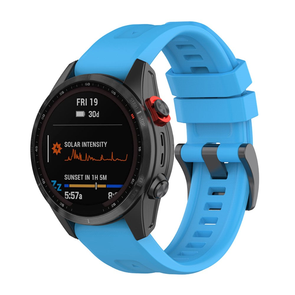 Helt vildt godt Universal Garmin Silikone Rem - Blå#serie_11
