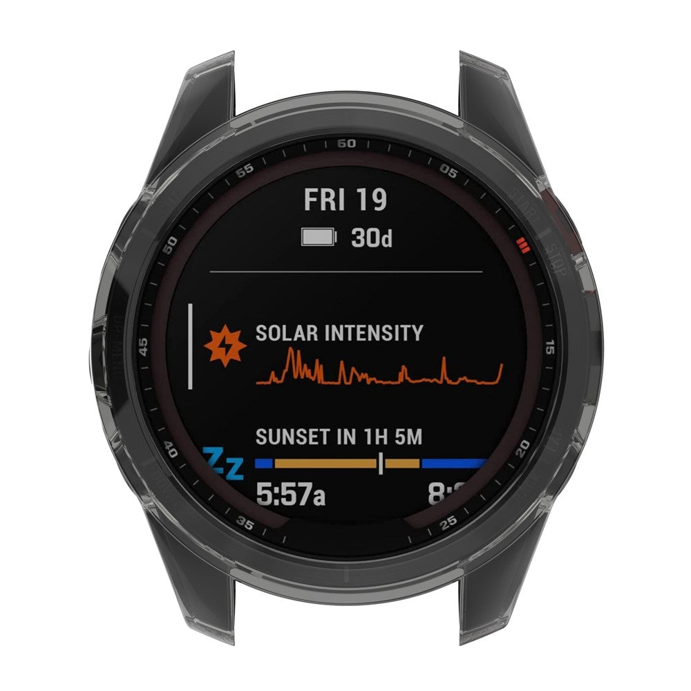 Rigtigt Godt Garmin Fenix 7S Silikone Cover - Sort#serie_3