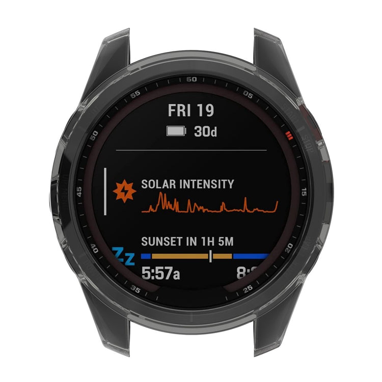 Rigtigt Godt Garmin Fenix 7S Silikone Cover - Sort#serie_3
