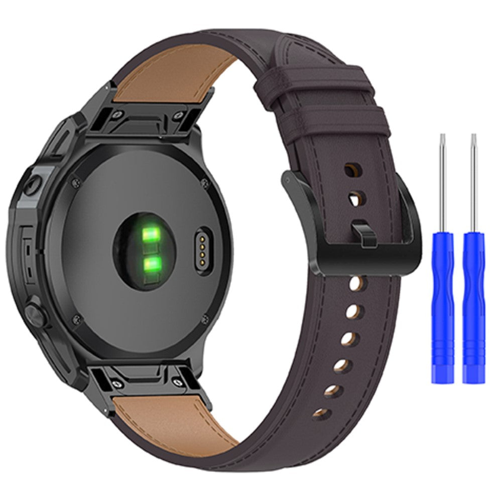 Meget nydelig Universal Garmin รgte lรฆder Rem - Lilla#serie_1