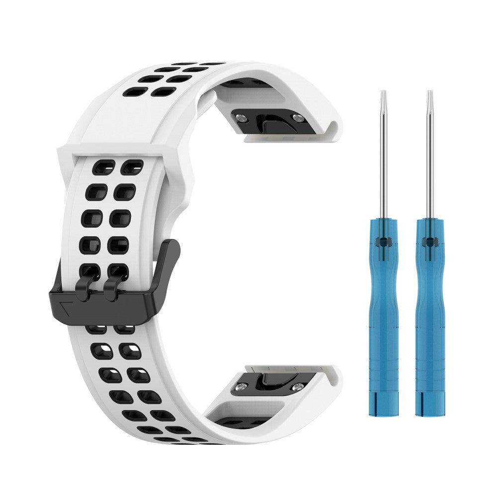 Rigtigt smuk Universal Silikone Rem - Hvid#serie_1