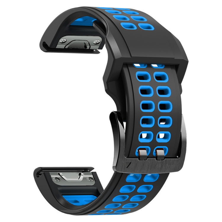Helt vildt fantastisk Universal Garmin Silikone Urrem - Blå#serie_7
