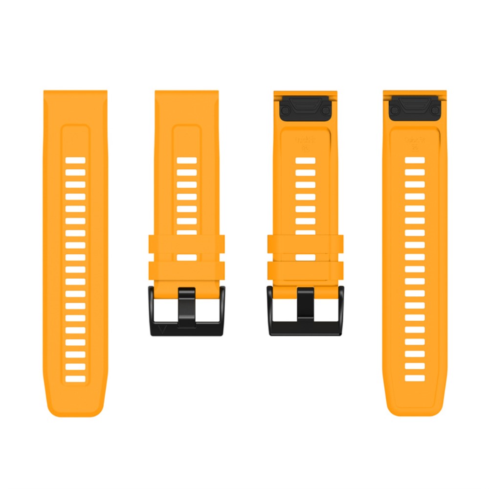 Vildt fantastisk Garmin Fenix 7X Silikone Rem - Gul#serie_7