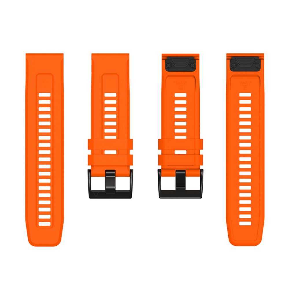 Vildt fantastisk Garmin Fenix 7X Silikone Rem - Rød#serie_9