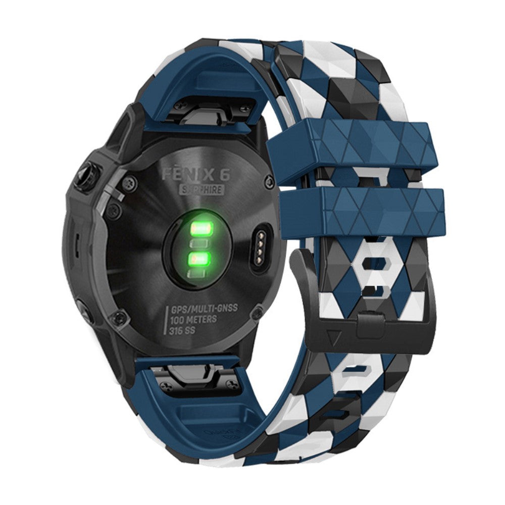 Rigtigt Flot Silikone Universal Rem passer til Smartwatch - Blรฅ#serie_1