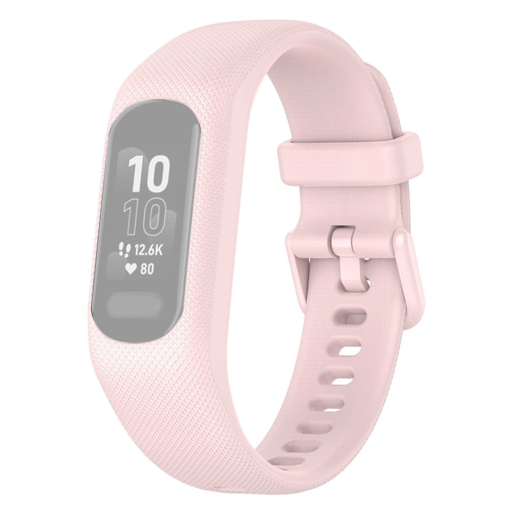 Mega komfortabel Garmin Vivosmart 5 Silikone Rem - Pink#serie_4