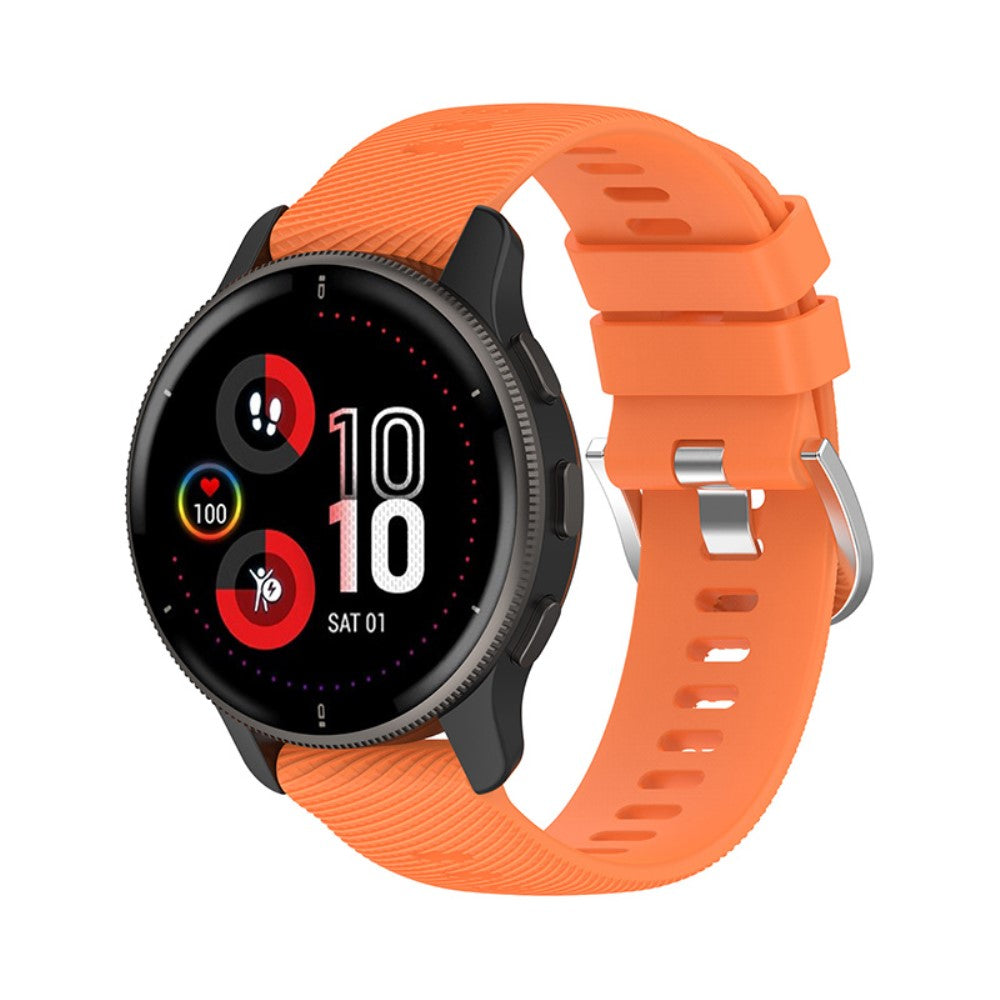 Rigtigt smuk Universal Garmin Silikone Rem - Orange#serie_12