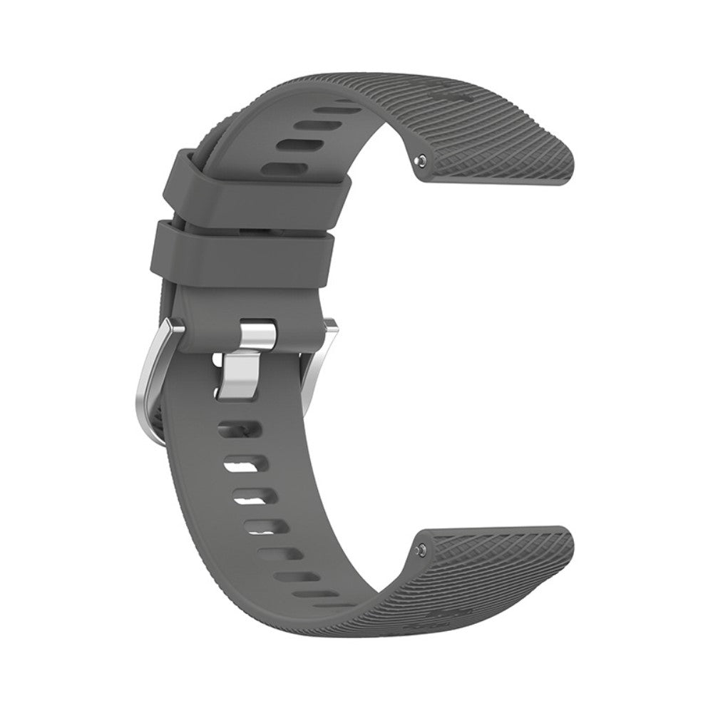 Rigtigt smuk Universal Garmin Silikone Rem - Sølv#serie_5